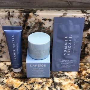 Summer Fridays and Laneige Small Bundle Travel Size Mini Items